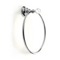 Chrome or Gold Finish Towel Ring with Crystal